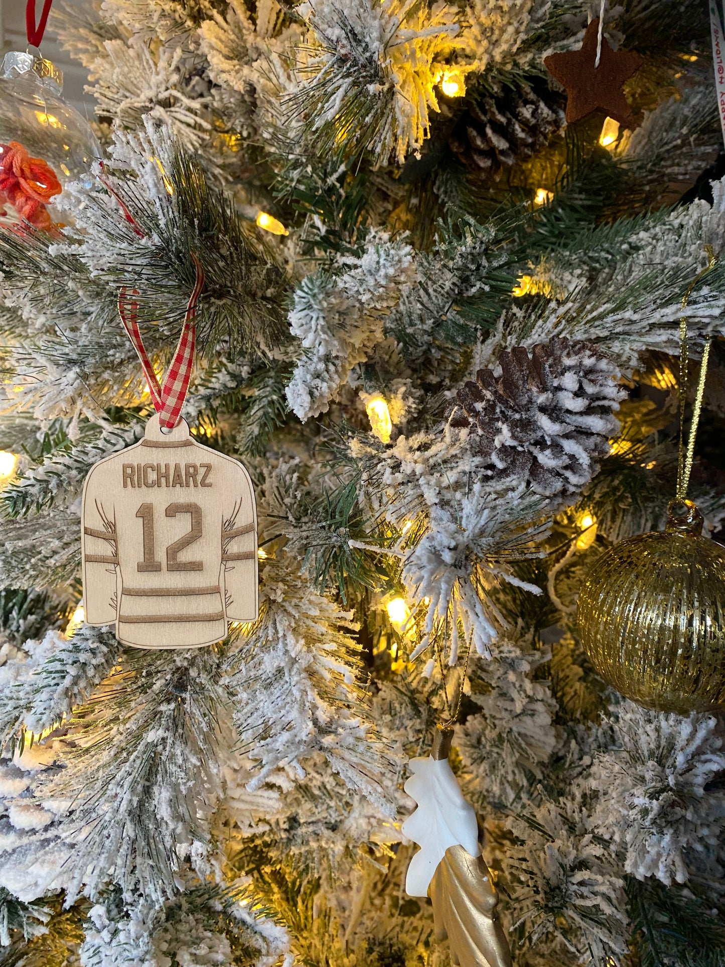 Hockey Jersey Ornament