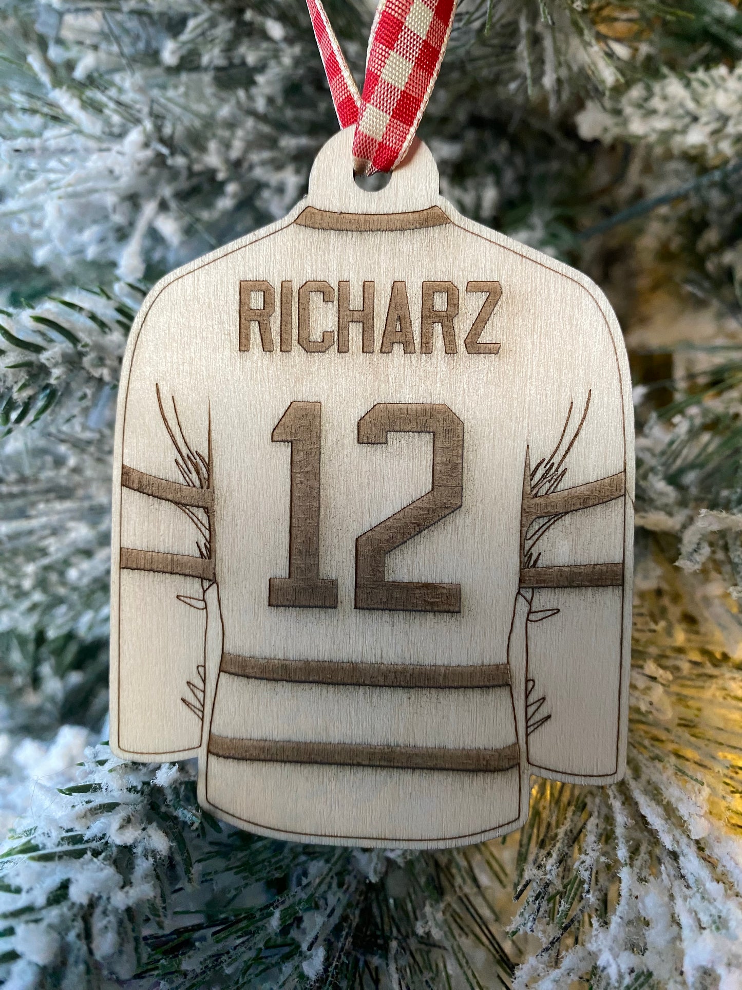 Hockey Jersey Ornament