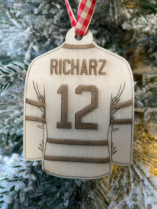 Hockey Jersey Ornament