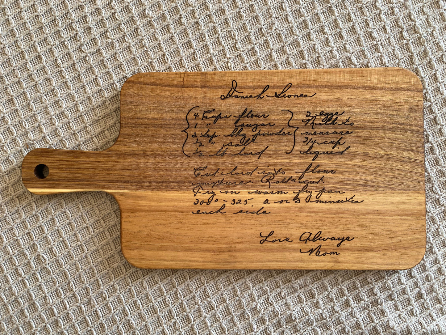 "Family Recipe" Board