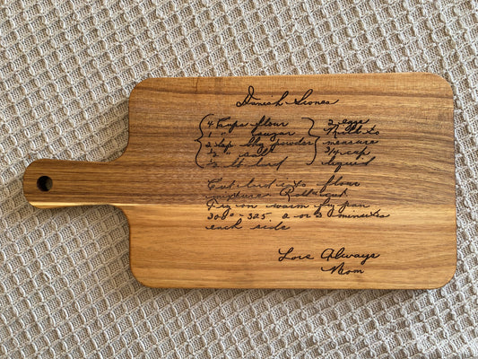 "Family Recipe" Board